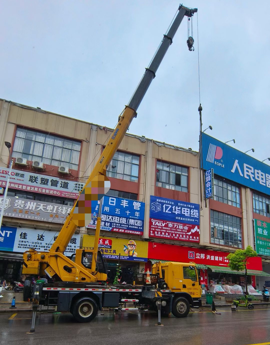 恭城吊车吊机租赁桥梁吊装